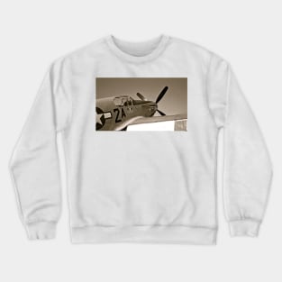 Tuskegee Airmen P51 Mustang Fighter Plane Crewneck Sweatshirt